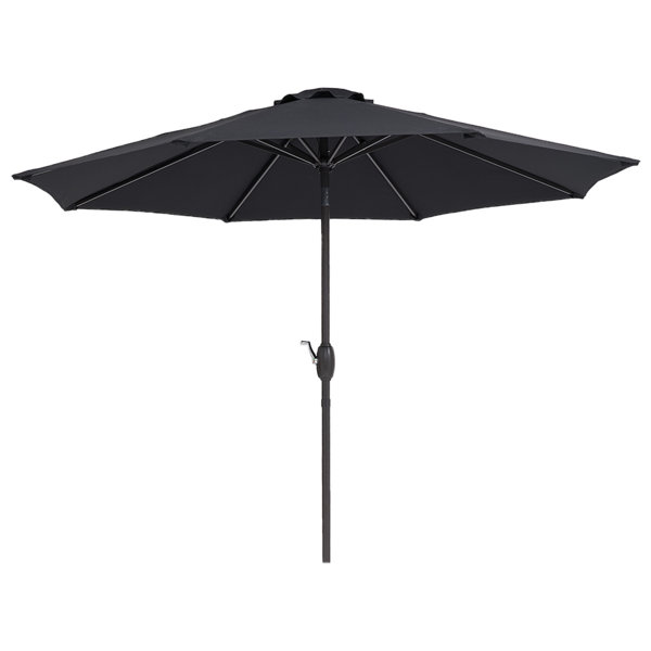 Arlmont & Co. Gyuney 108'' Lighted Market Umbrella Wayfair